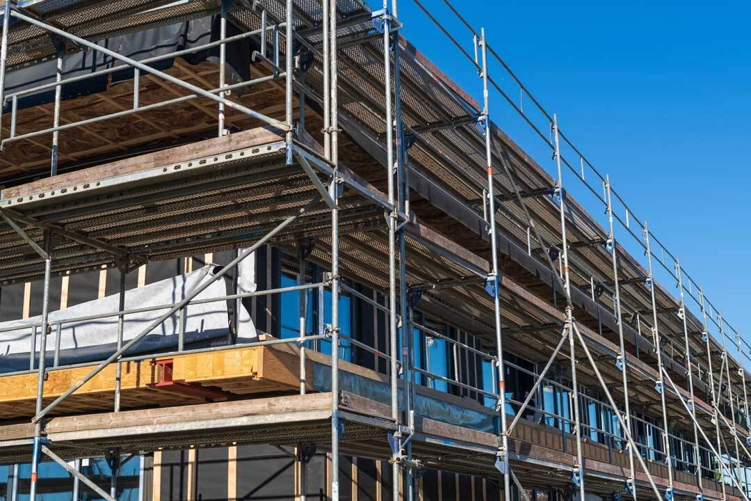 Pathfinder scaffold installation on a Hampshire property